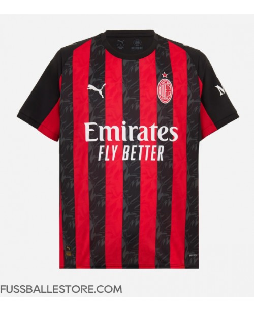 Günstige AC Milan Fikayo Tomori #23 Heimtrikot 2025-26 Kurzarm Günstige AC Milan Fikayo Tomori #23 Heimtrikot 2025-26 Kurzarm